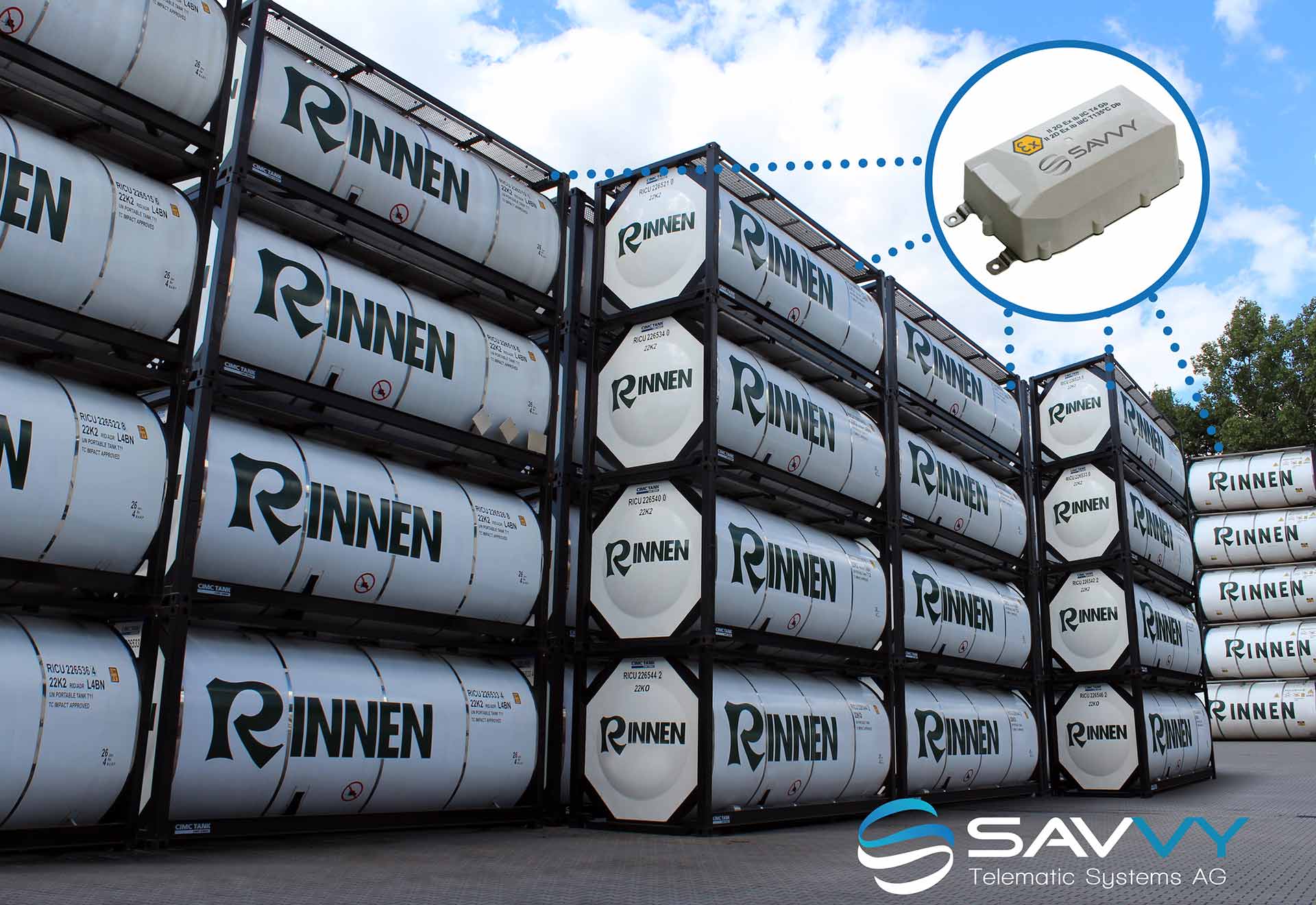 Logistikunternehmen RINNEN setzt auf Lösung von SAVVY® Telematic Systems