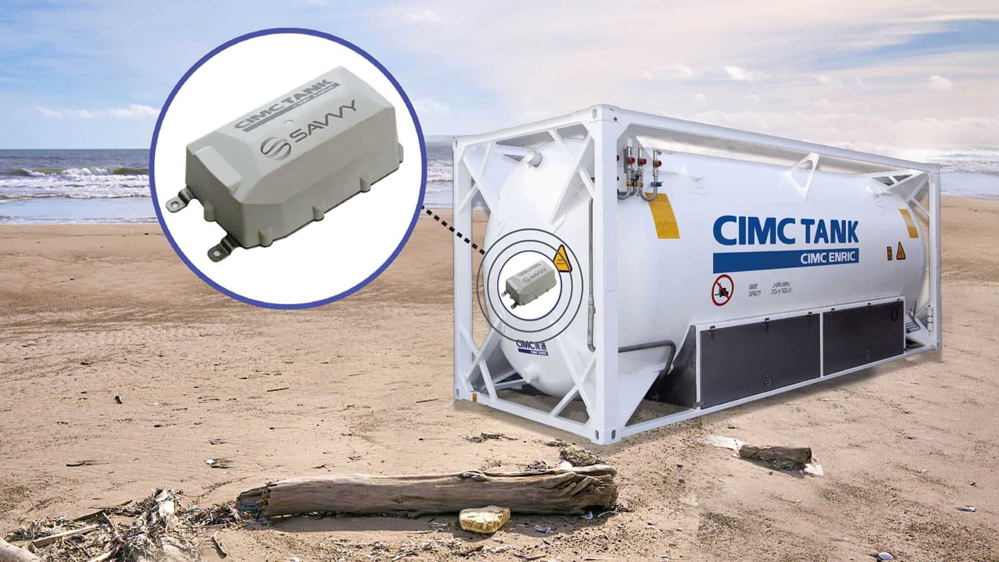 CIMC Tank & SAVVY®, intelligente Container ab Werk